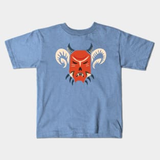 Kuker Evil Demon Mask Kids T-Shirt